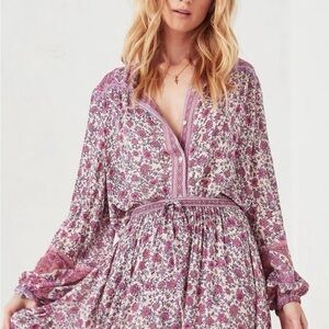 Spell Jasmine Blouse in Lilac